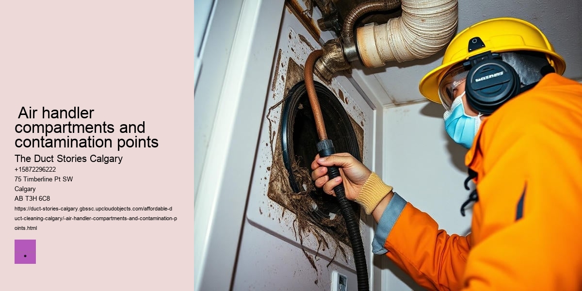  Air handler compartments and contamination points