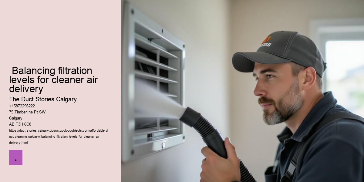  Balancing filtration levels for cleaner air delivery