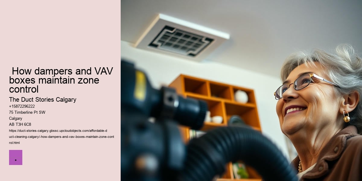  How dampers and VAV boxes maintain zone control