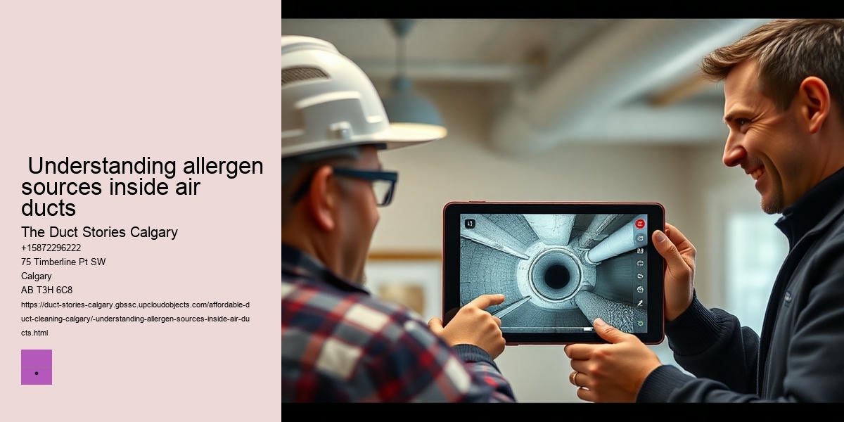  Understanding allergen sources inside air ducts